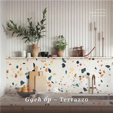 Ảnh BẬT MÍ - GẠCH TERRAZZO CHO KHÔNG GIAN NHÀ TẮM ĐẸP