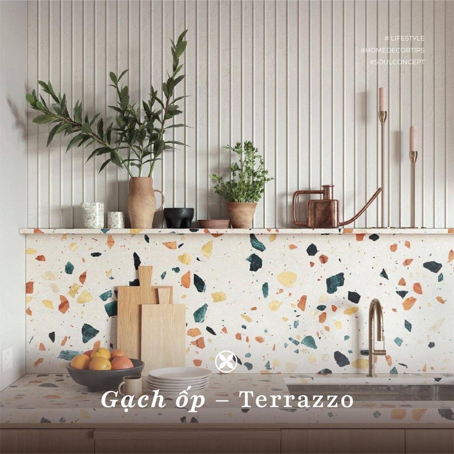 BẬT MÍ - GẠCH TERRAZZO CHO KHÔNG GIAN NHÀ TẮM ĐẸP