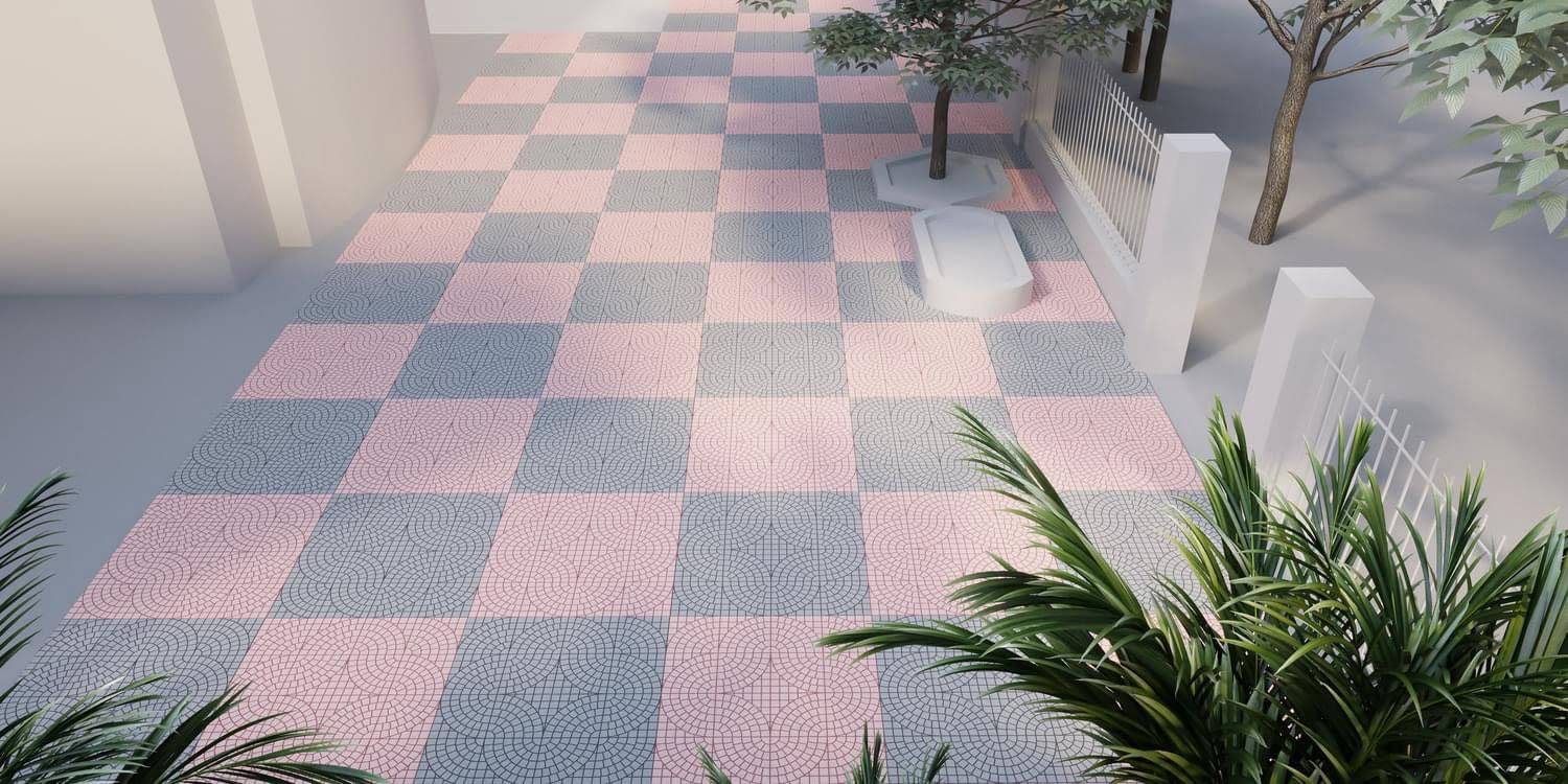 Gạch Terrazzo - gạch cho các công trình công cộng