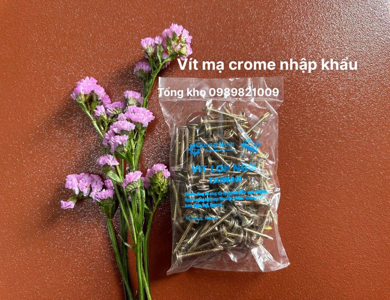 Vít Crome nhập khẩu- Vít bắn ngói cao cấp 