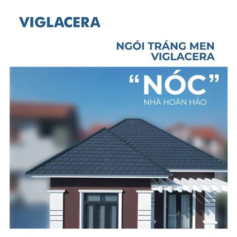 Ảnh NGÓI TRÁNG MEN VIGLACERA “NÓC” NHÀ HOÀN HẢO