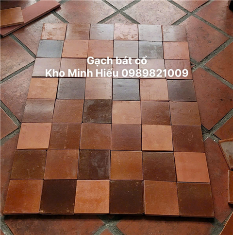 Gạch cổ Đông Á phủ Sealer hữu cơ kt 150x150x12mm