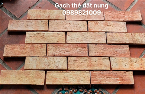    Gạch cổ đất nung hoàng kim kt 65x215x13mm