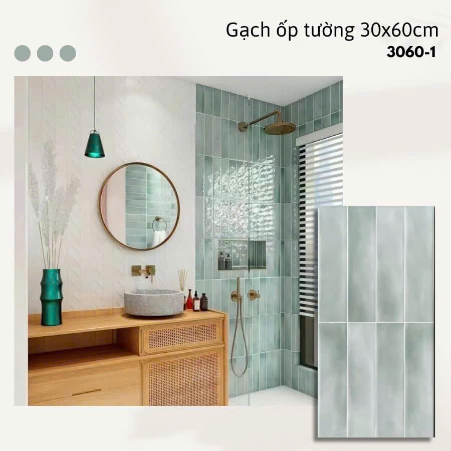 GẠCH ỐP TƯỜNG 30X60CM GIẢ THẺ LOANG