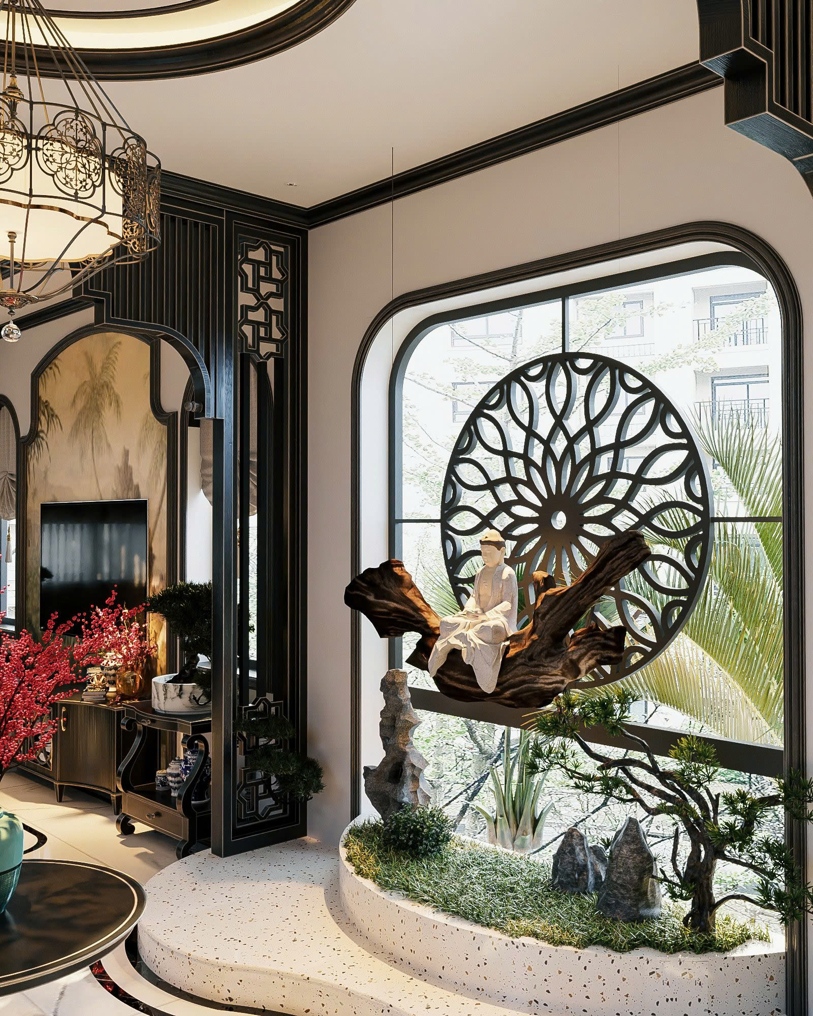 Biệt thự Indochine đẹp như viên ngọc quý giữa lòng phố biển