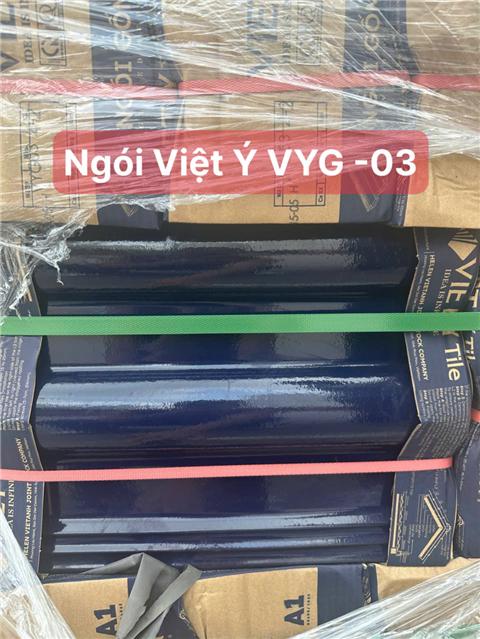   Ngói sóng cao cấp Việt Ý VYG03 màu xanh tím than