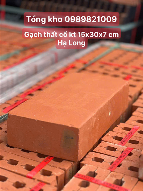 Gạch thất cổ 150x300x70mm Viglacera Hạ Long
