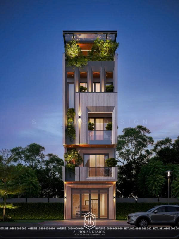 10 mẫu nhà phố hiện đại xu hướng 2026: Sống xanh giữa đô thị đông đúc