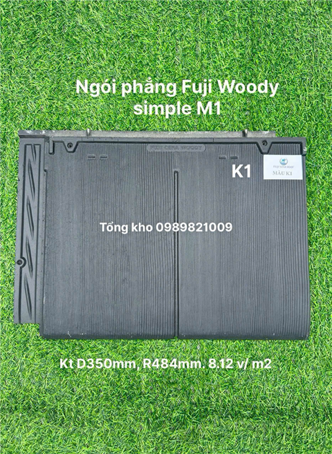  Ngói phẳng Fuji Woody Simple (8.12v/m2) màu K1