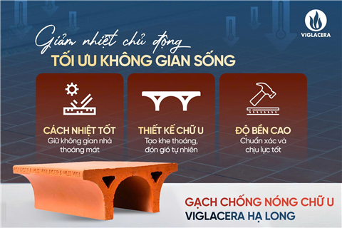 Ảnh Vì sao gạch chữ U mang lại hiệu quả chống nóng vượt trội?